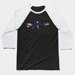 Floral AR-15 Baseball T-Shirt